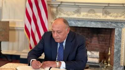 «سامح شكري» يلتقي بنظيره الأمريكي لبحث التعاون بين البلدين