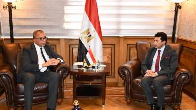 «صبحي» يلتقى رئيس معهد التخطيط القومي لمناقشة الملفات التي تعمل عليها الوزارة
