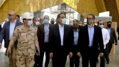 مدبولي: الدولة مهتمة بسرعة الإنتهاء من المتحف المصري ليصبح مزاراً جاذباً للسياحة