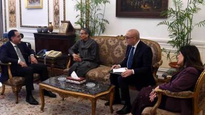 مدبولي يلتقي برئيس شركة "إعمار العقارية" لبحث فرص التوسع فى الاستثمارات بمصر