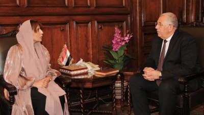 وزير الزراعة يبحث مع سفيرة الإمارات آفاق الاستثمار بين البلدين الشقيقين