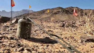 أكثر من 1500 لغم في الأراضي اليمنية نزعها "مسام" خلال أسبوع 