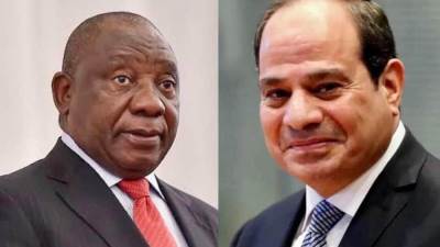 عاجل.. السيسي يجري اتصالاً هاتفياً مع رئيس الجنوب الأفريقي