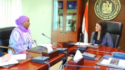 «المشاط» تبحث مع المدير الإقليمي للبنك الإسلامي للتنمية «الاستراتيجية التمويلية وتوجهاته المستقبلية»