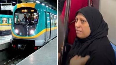 القبض على سيدة لتعديها بالضرب والسب على فتاتين بإحدى عربات المترو