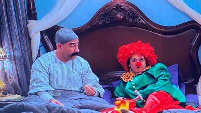 بعد الأخطبوط والتيجر مربوحة تبهر الكبير بطقم المهرج.. الكبير أوى 6 الحلقة21