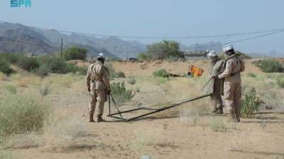 "سلمان للإغاثة" يتمكن من تطهير الأراضي اليمنية من الألغام 