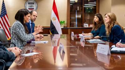 "المشاط" تناقش الاتفاقيات المستقبلية مع الوكالة الأمريكية للتنمية الدولية بمجال العمل المناخي