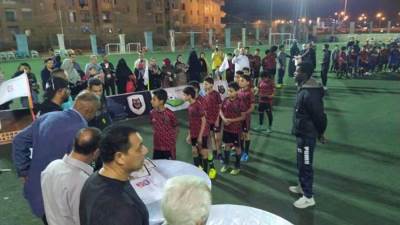 بالصور .. يوم رياضي لأكاديمية كرة القدم بمنتدى شباب 6 أكتوبر