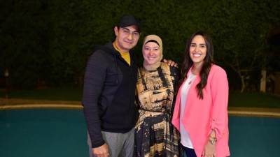 أول ظهور لزوجة ياسر جلال إعلاميا 