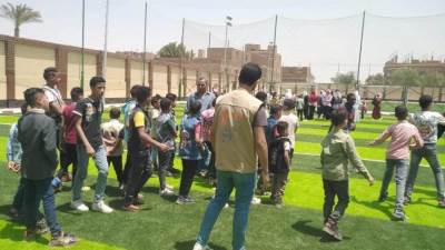 «سفراء مشواري» تشارك بمبادرة "العيد احلي بمراكز شباب مصر" بالجيزة