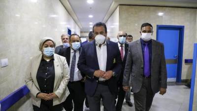 عبد الغفار يتفقد 5 مستشفيات بمحافظة الدقهلية