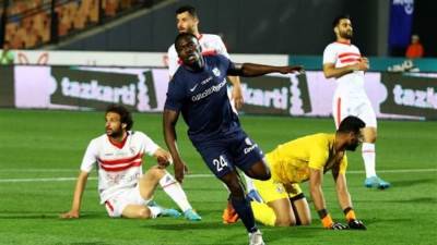 هزيمة الزمالك من إنبي بهدفين نظيفين 