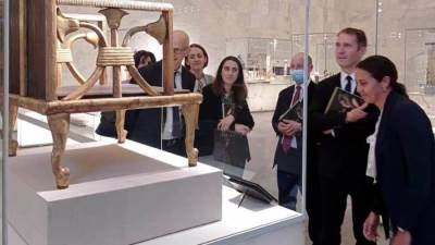 "المتحف القومي للحضارة" بالفسطاط يستقبل وفدين رسميين من دولتي البرازيل وفرنسا