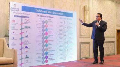 " عبد الغفار" يشارك في مؤتمر " القيادة التربوية والتعليمية" 