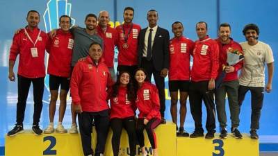 وزير الرياضة يهنىء الخماسى الحديث ببرونزية كأس العالم ببلغاريا