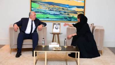 "القصير" يقدم واجب العزاء فى وفاة الشيخ خليفة بن زايد آل نهيان