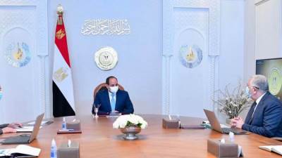 الرئيس السيسي يتابع مستجدات موسم حصاد القمح الحالي