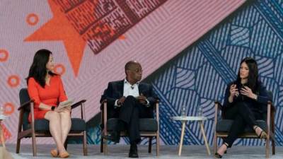 المشاط تشارك في جلسة نقاشية ضمن فعاليات "Google zeitgeist" بالمملكة المتحدة