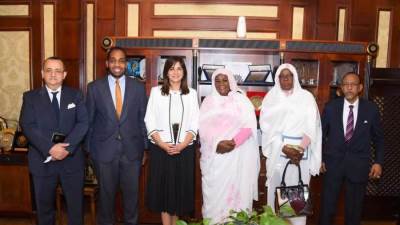 وزيرة الهجرة تستقبل نظيرتها السودانية لتبادل الخبرات