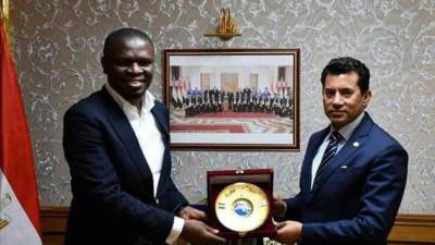 "صبحي و الغاني" يبحثان  تعزيز أطر التعاون المشترك بالمجال الشبابي والرياضي