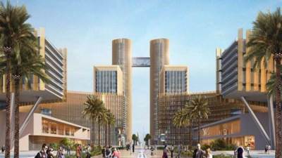 الإسكان: انهينا 90% من الواجهات الزجاجية بحى المال في العاصمة الجديدة