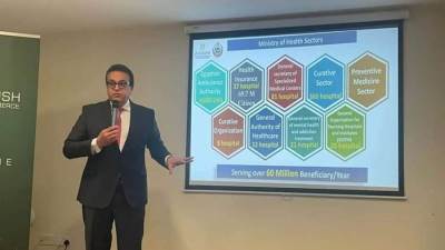 القائم بأعمال وزير الصحة يستعرض الفرص الاستثمارية في المجال الصحي بمصر 