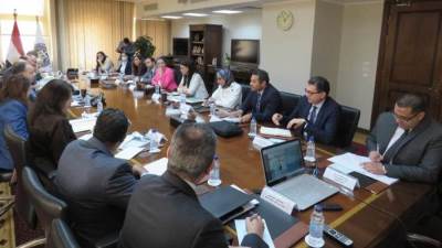 اجتماع مشترك لوزراء المالية والتعاون الدولي والبيئة للاستعداد لمؤتمر قمة المناخ 