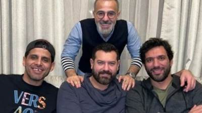 حمدي المرغني يشارك صوره مع الفنان حسن الرداد وعمر يوسف عبر الانستجرام