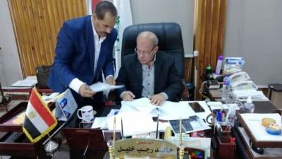 جهاز "بني سويف الجديد" يوقع بروتوكولا لتوصيل الغاز الطبيعي لعدة مناطق بالمدينة