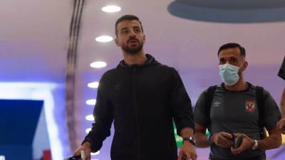"بعثة الأهلي" تغادر مطار القاهرة  إلى المغرب لخوض نهائي أفريقيا 