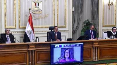 "مدبولي" يشارك في اجتماع المائدة المستديرة للرؤساء التنفيذيين بمجلس الأعمال المصري الأمريكي