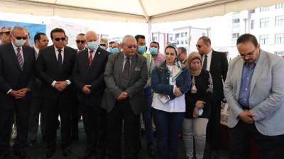 وزير التعليم العالي ومحافظ القليوبية يتفقدون منشآت وتجهيزات جامعة بنها الأهلية 