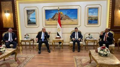 وزير الشباب يوُدع نظرائه من دول العراق والأردن واليمن