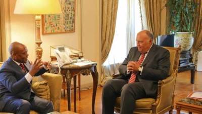 وزير الخارجية يستقبل سكرتير عام منظمة الدول الثماني النامية للتعاون الاقتصادي 