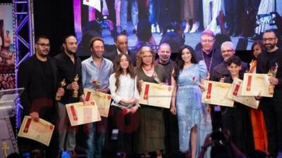 في حفل ختام وإعلان الجوائز لمهرجان المركز الكاثوليكي المصري للسينما