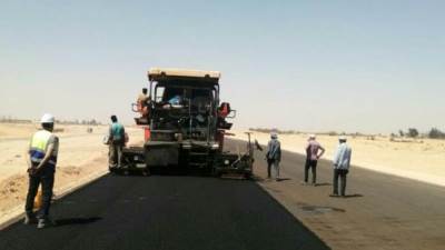 الأسكان: تقدم الأعمال بأول طريق ب"سفنكس الجديدة"