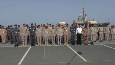 القوات المسلحة تنفذ عدد من التدريبات المشتركة بالمملكة العربية السعودية 