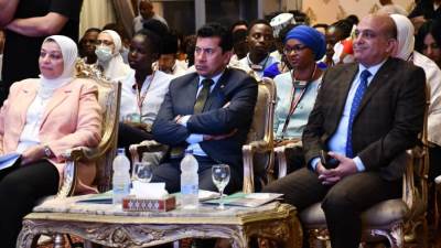 وزير الشباب يشهد ندوة التجربة المصرية وتمكين الشباب بحضور محافظ بني سويف