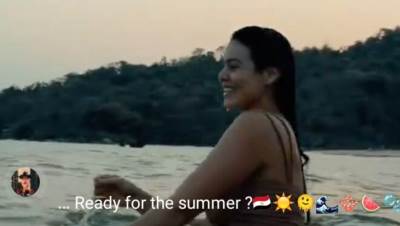 "لورديانا" تشارك متابعيها اجازتها الصيفية وتكشف سبب وصلها إلي مصر..