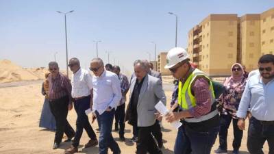 جولة تفقدية لمسئولي" الإسكان" بمدينتي بورسعيد الجديدة والإسماعيلية الجديدة 