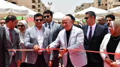 "أشرف صبحى" يفتتح ملتقى توظيف الشباب بالقطاع الخاص 