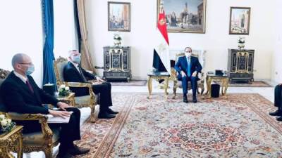 "الرئيس السيسي" يستقبل وزير خارجية لاتفيا لتعزيز التعاون والعلاقات بين البلدين 