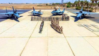 اختتام مناورات التمرين الجوي "فيصل 12" بين القوات الجوية السعودية والقوات الجوية المصرية