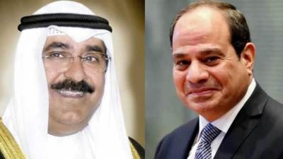 "الرئيس السيسي" يتصل هاتفياً بولي عهد الكويت للاطمئنان على صحته 