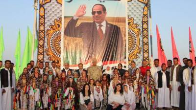 المنطقة الغربية العسكرية تنظم حفل زفاف لـ22 شابًا وفتاة من أبناء مطروح