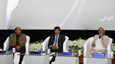 وزيرا الشباب والبيئة يشهدان فعاليات الصالون الثقافى بمتحف القوات الجوية 