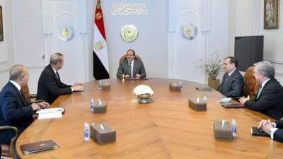 "الرئيس السيسي" يستقبل رئيس شركة شيفرون الأمريكية المتخصصة في مجال البترول 