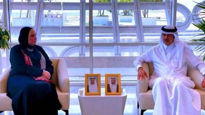 "جامع" تلتقي وزير الدولة القطري للمناطق الحرة ورئيس جهاز قطر للاستثمار