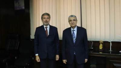 "شاكر" يستقبل سفير إيطاليا بالقاهرة والمستشار الاقتصادي للسفارة لبحث وتعزيز التعاون المستقبلي